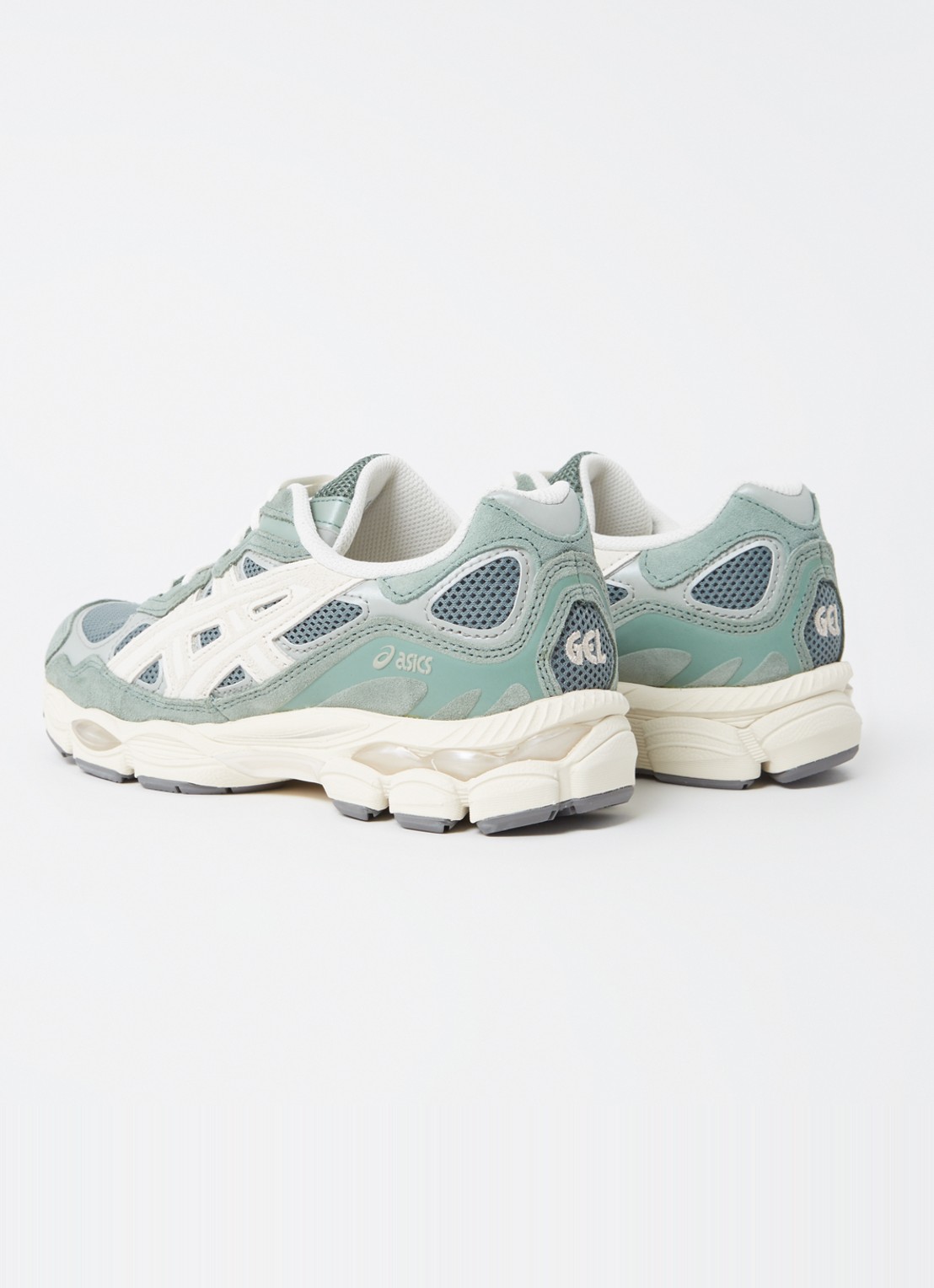 ASICS Gel-Nyc sneaker met suède details - achterkant mint