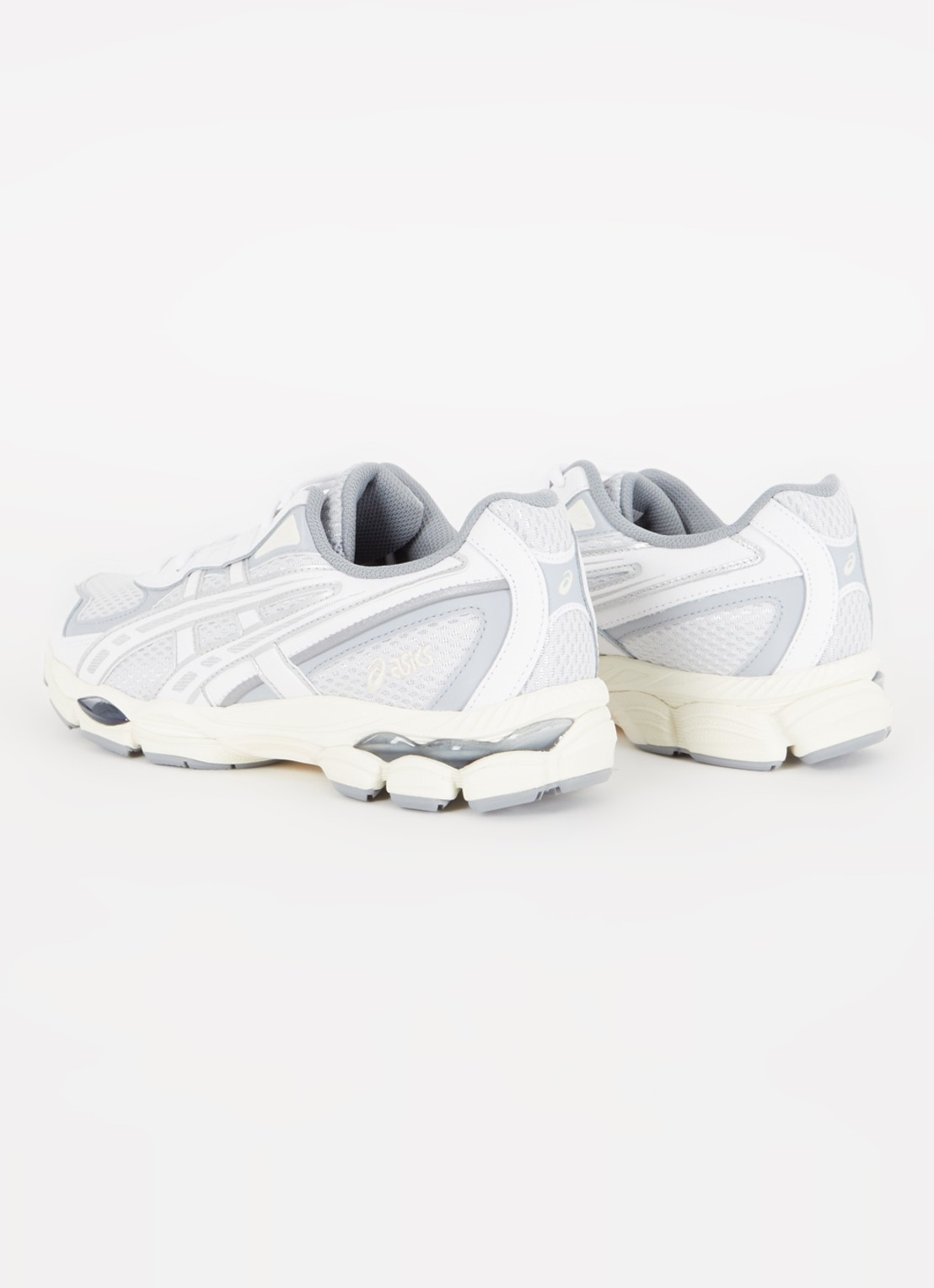 ASICS Gel-Nyc sneaker met suède details - achterkant lichtgrijs