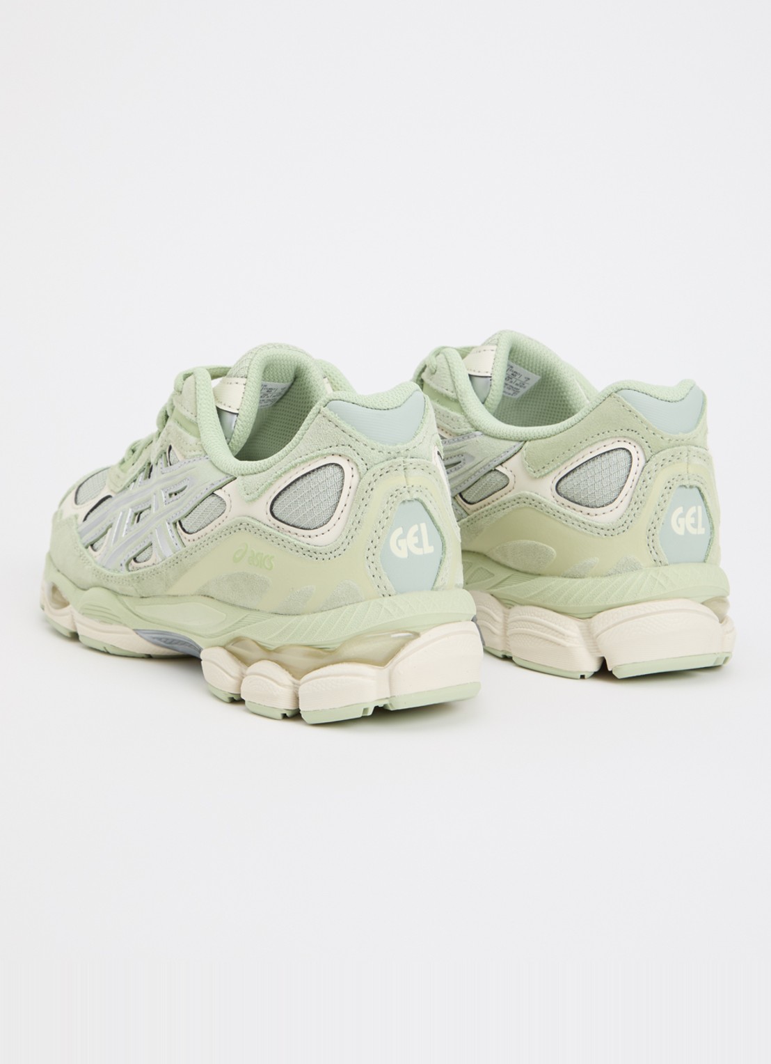 ASICS Gel-Nyc sneaker met suède details - achterkant groen
