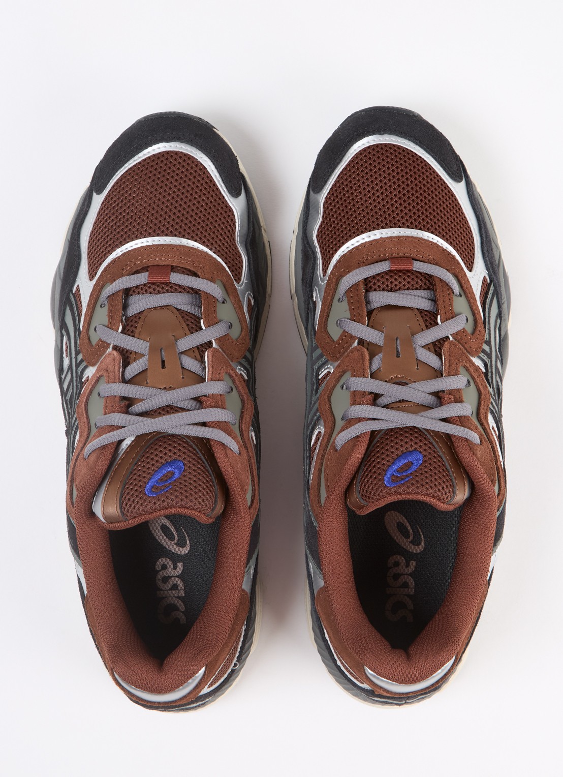ASICS Gel-Nyc sneaker met suède details - detail 3 kastanjebruin