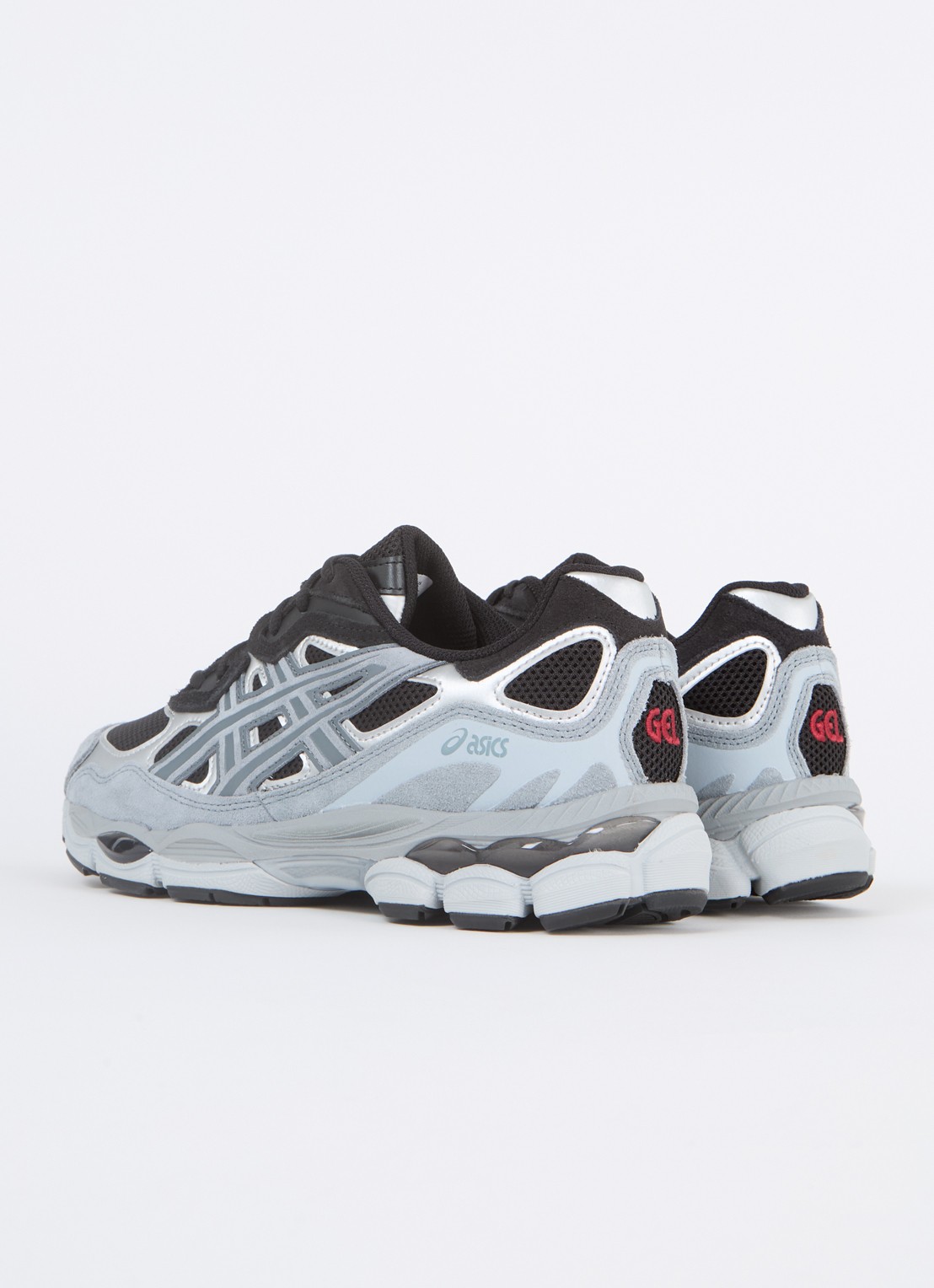 ASICS Gel-Nyc sneaker met suède details - achterkant 2 blauwgrijs