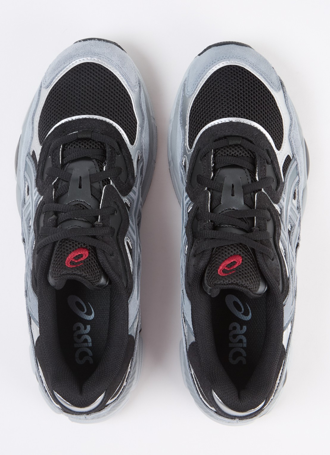 ASICS Gel-Nyc sneaker met suède details - detail 4 blauwgrijs