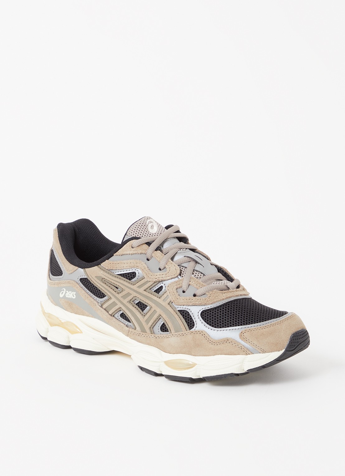 ASICS Gel-Nyc sneaker met suède details - voorkant 3 beige