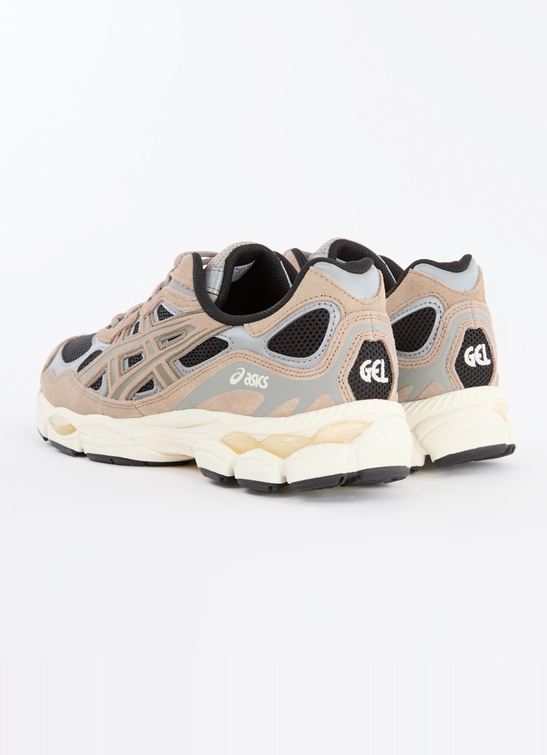 ASICS Gel-Nyc sneaker met suède details - achterkant 2 beige