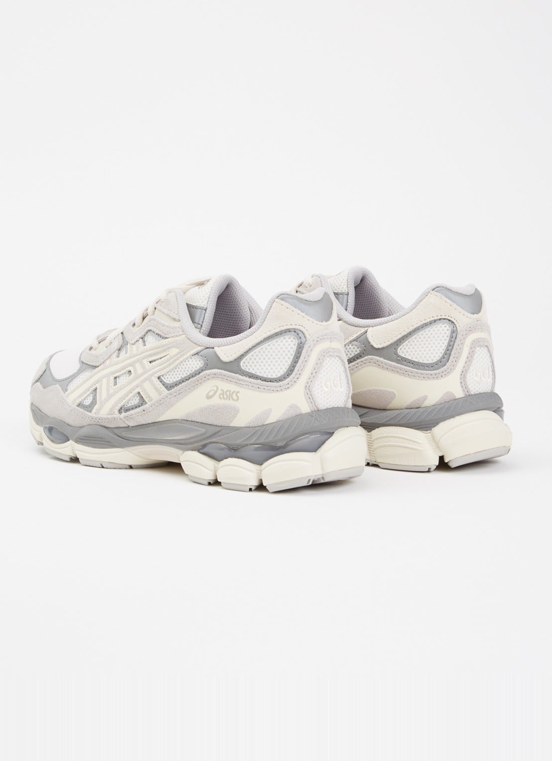 ASICS Gel-Nyc sneaker met suède details - achterkant 3 grijs