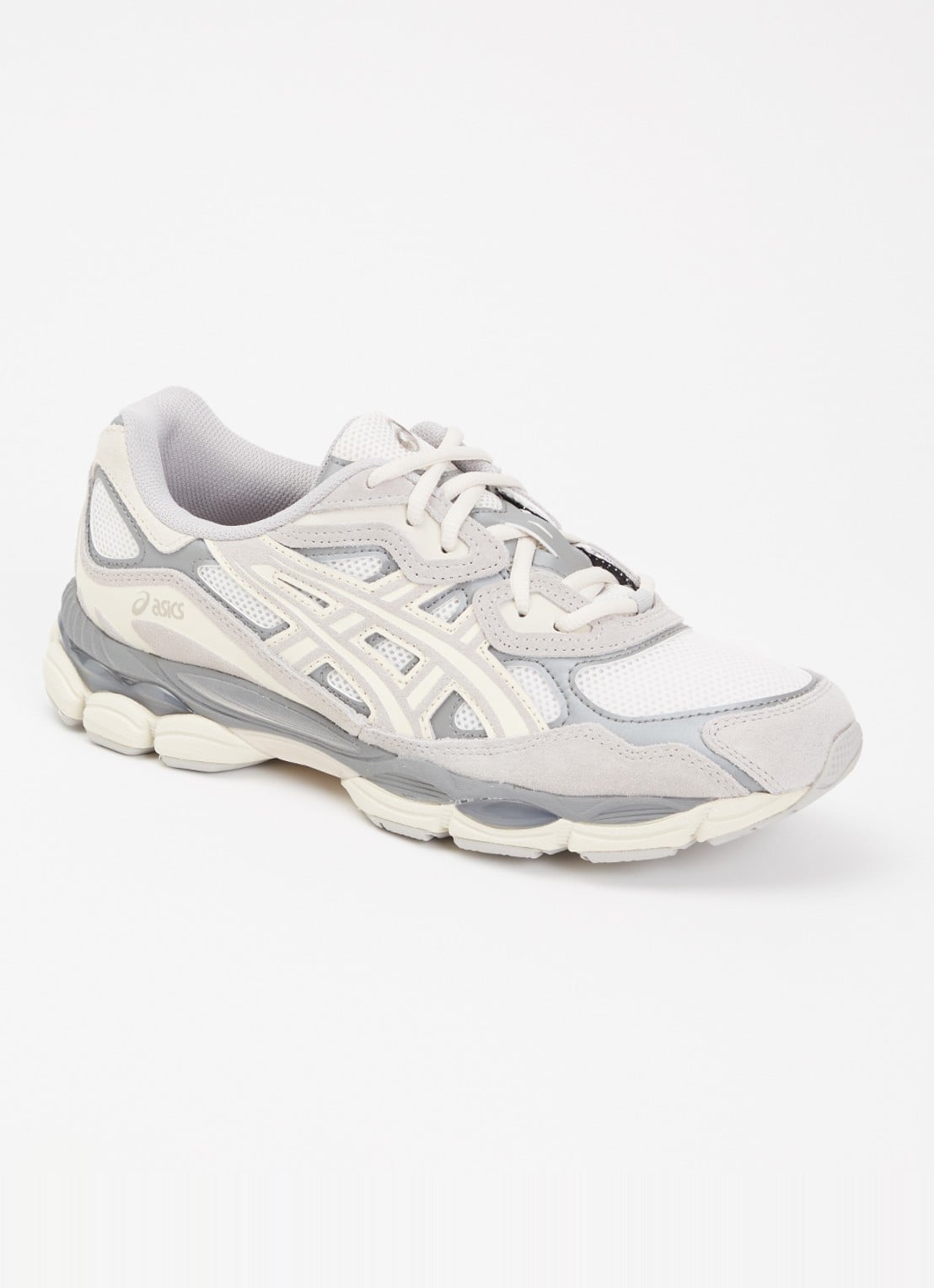 ASICS Gel-Nyc sneaker met suède details - voorkant grijs