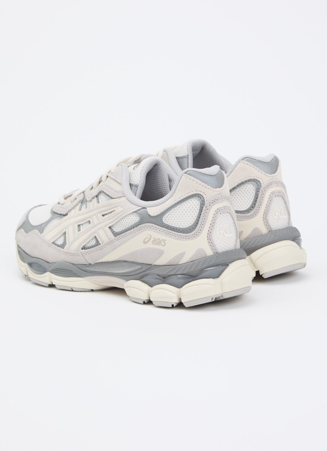 ASICS Gel-Nyc sneaker met suède details - achterkant 4 grijs