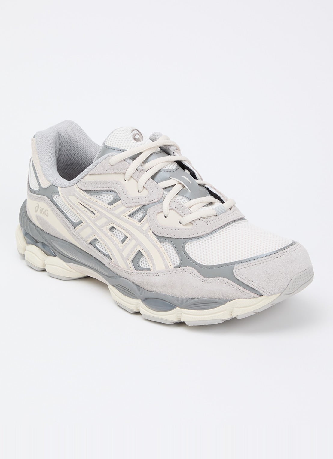 ASICS Gel-Nyc sneaker met suède details - voorkant 2 grijs