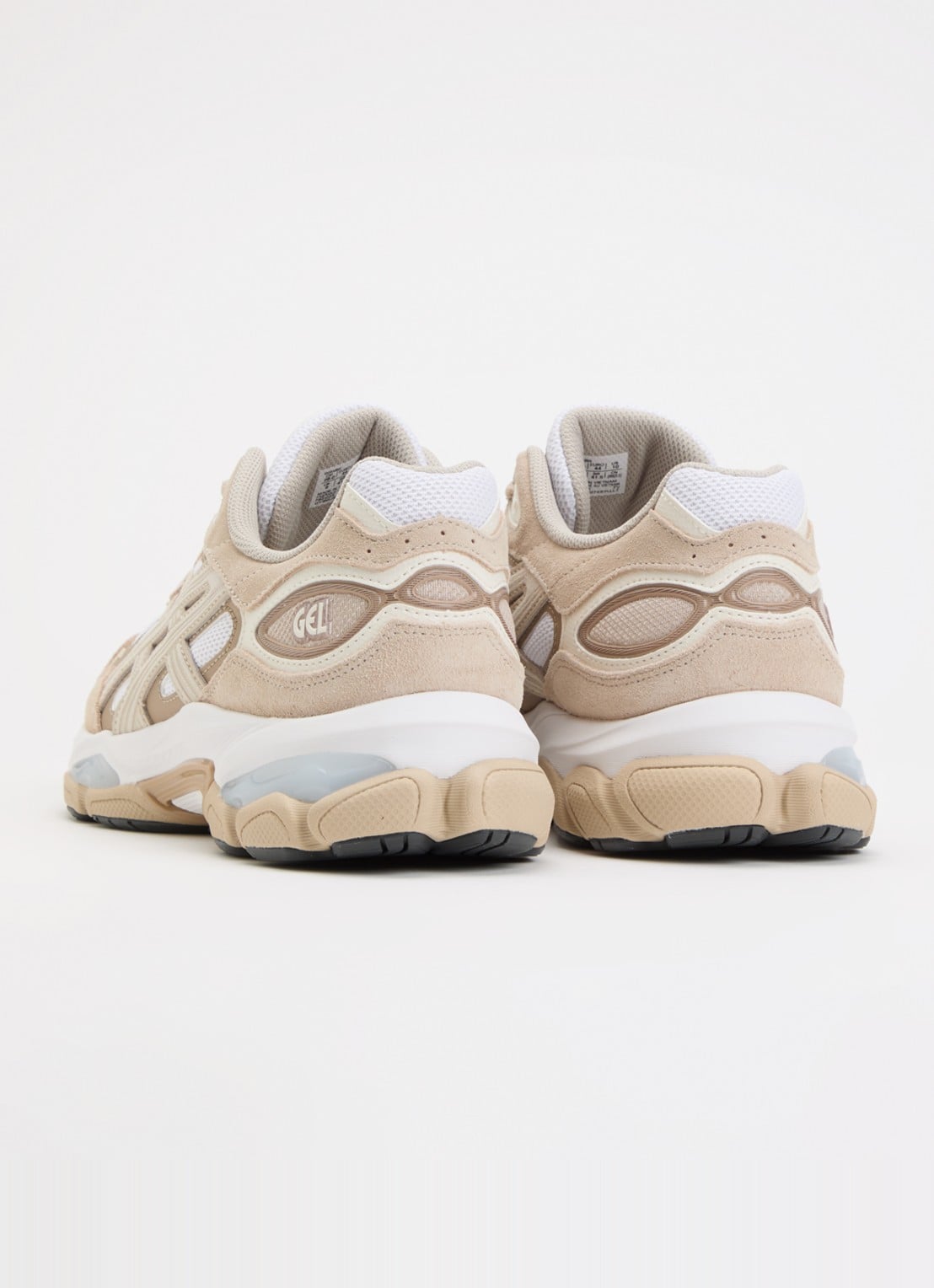 ASICS Gel-Nyc sneaker met suède details - achterkant 2 beige