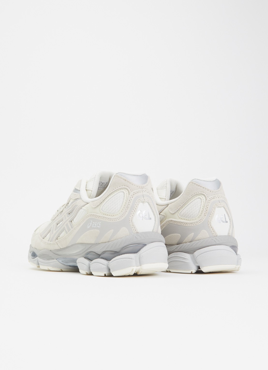 ASICS Gel-Nyc sneaker met suède details - achterkant 2 gebroken wit