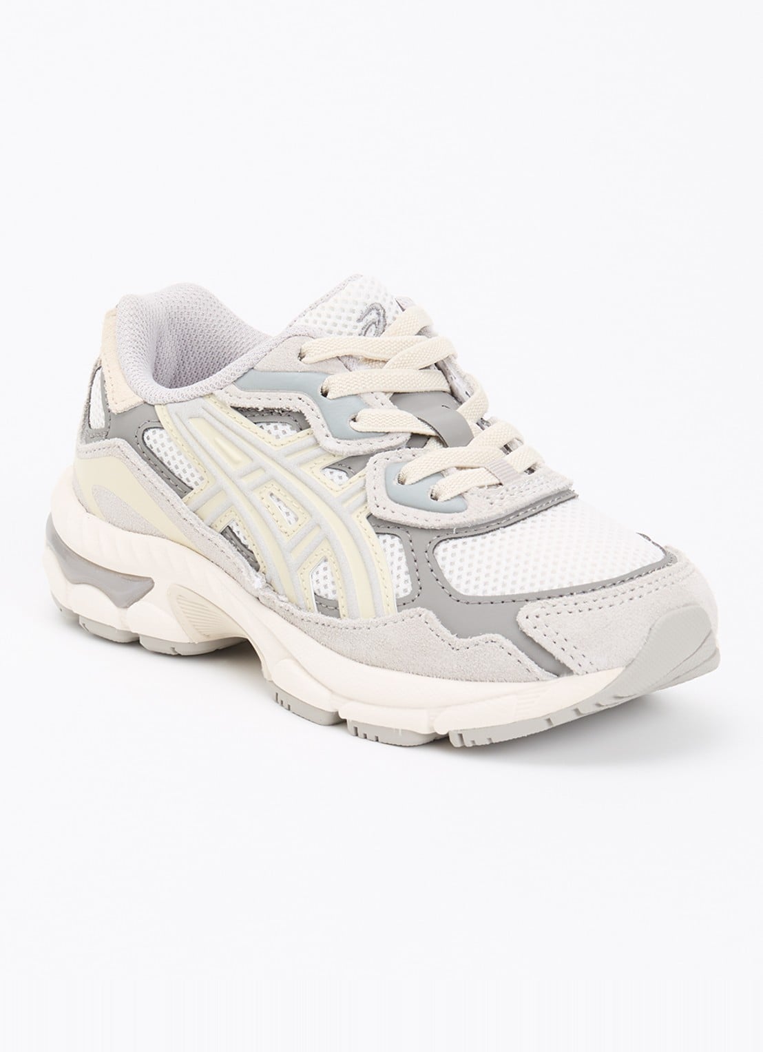 ASICS Gel-Nyc sneaker met suède details - voorkant grijs