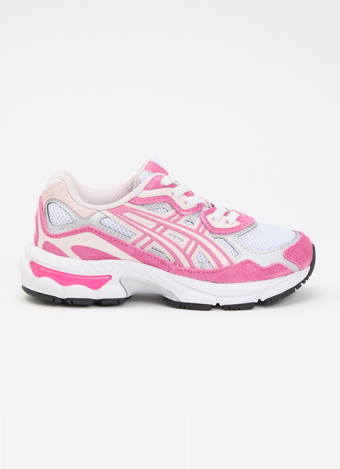 ASICS Gel-Nyc sneaker met suède details - voorkant 4 wit