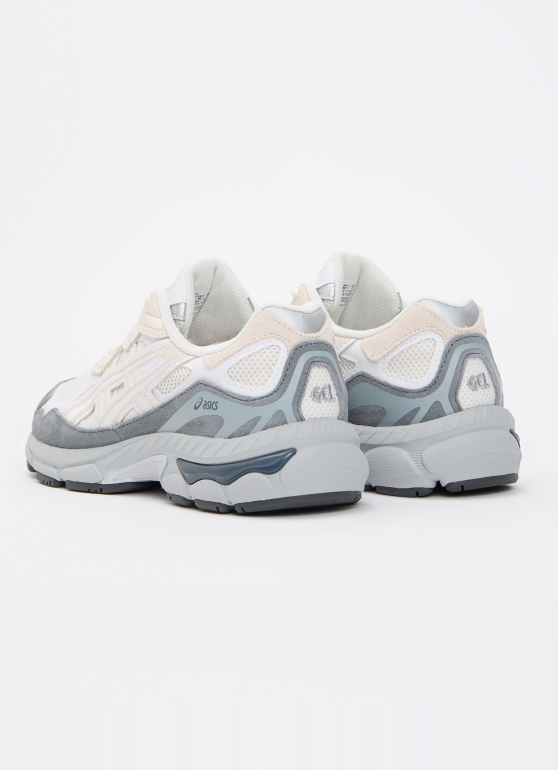 ASICS Gel-NYC sneaker met suède details - achterkant gebroken wit