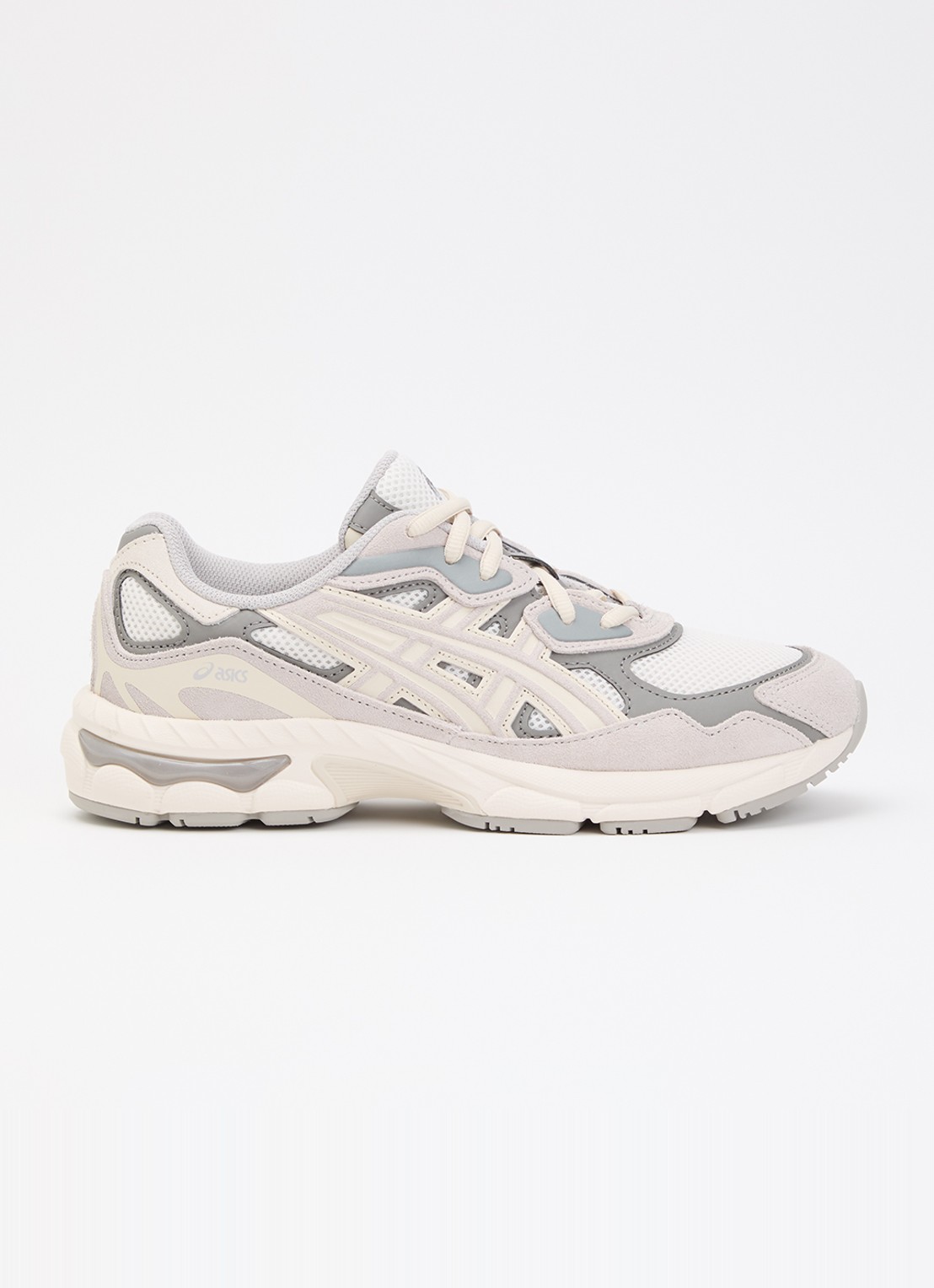 ASICS Gel-Nyc sneaker van mesh - voorkant gebroken wit