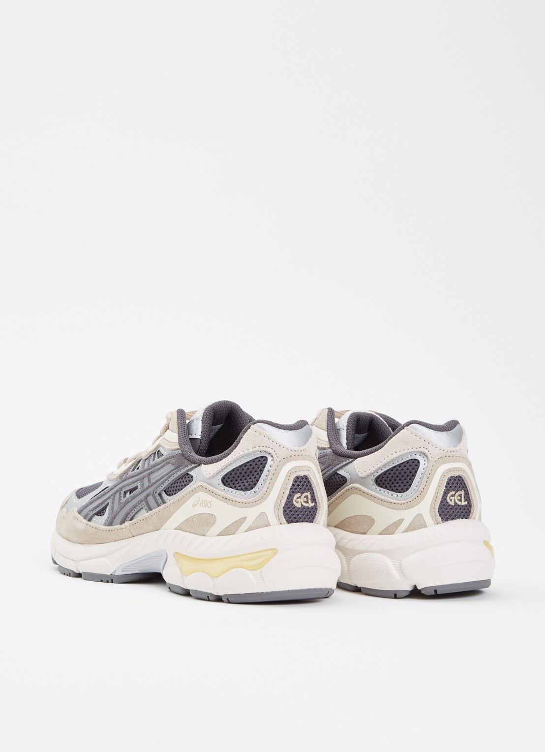 ASICS Gel-Nyc sneaker van mesh - achterkant 5 grijs