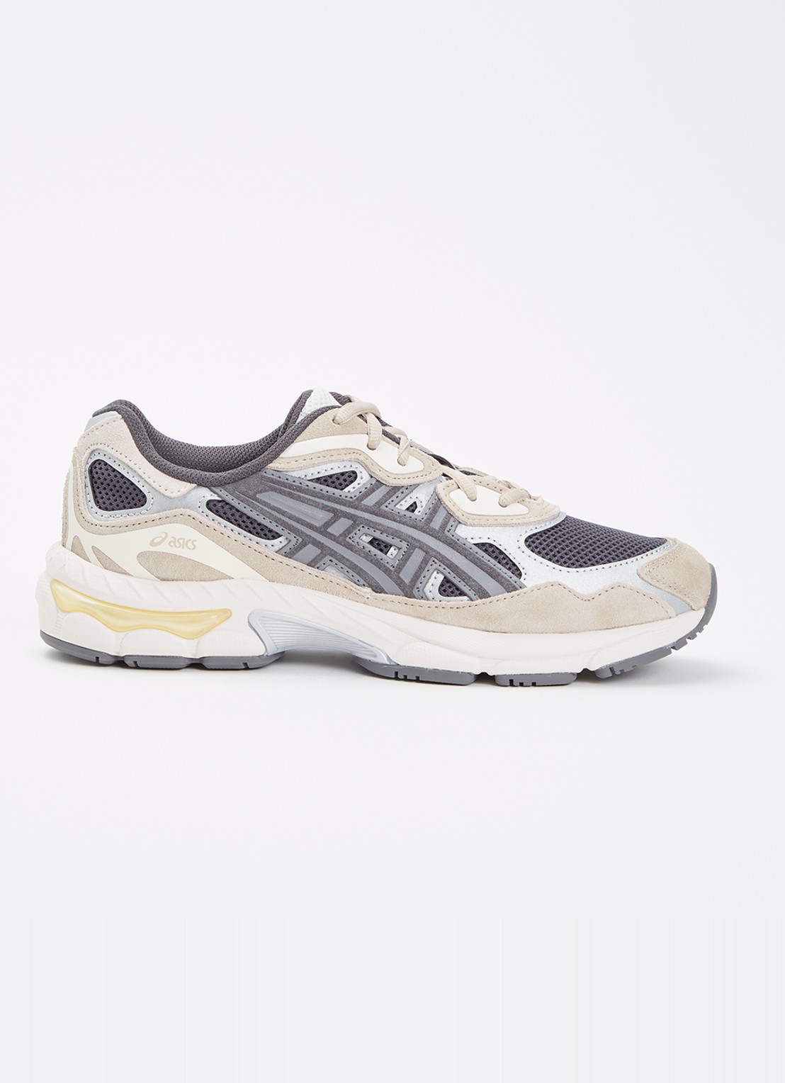 ASICS Gel-Nyc sneaker van mesh - voorkant grijs