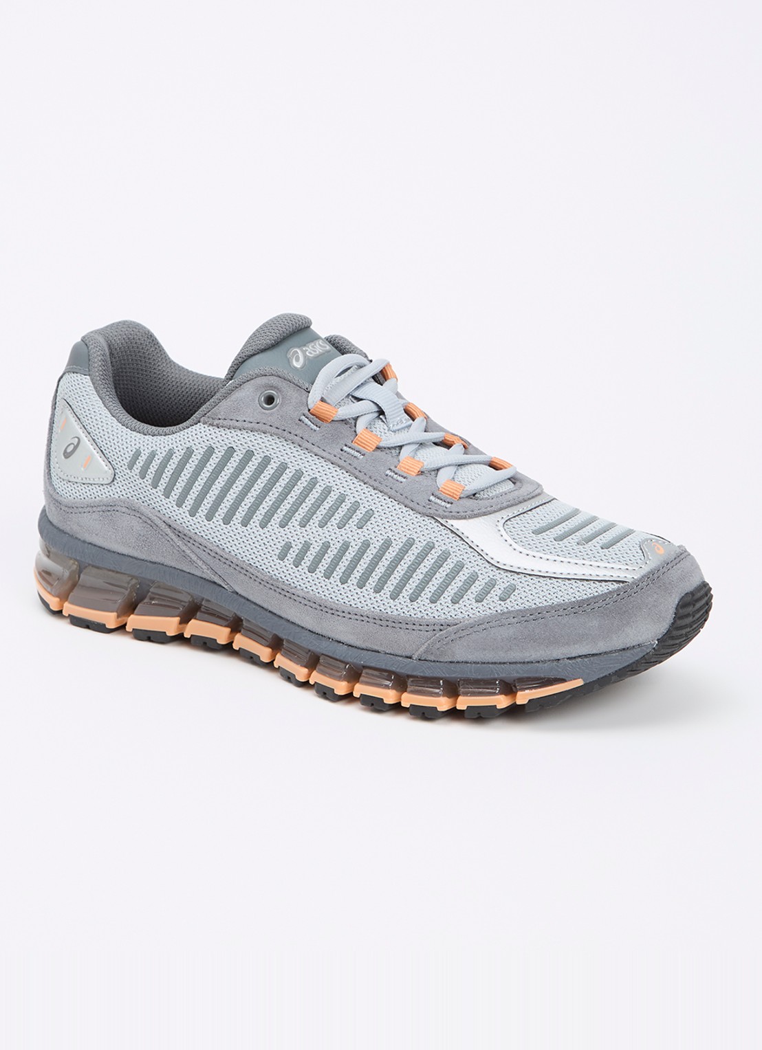 ASICS Gel-Quantum 360 I AMP sneaker met suède details - voorkant 5 grijs