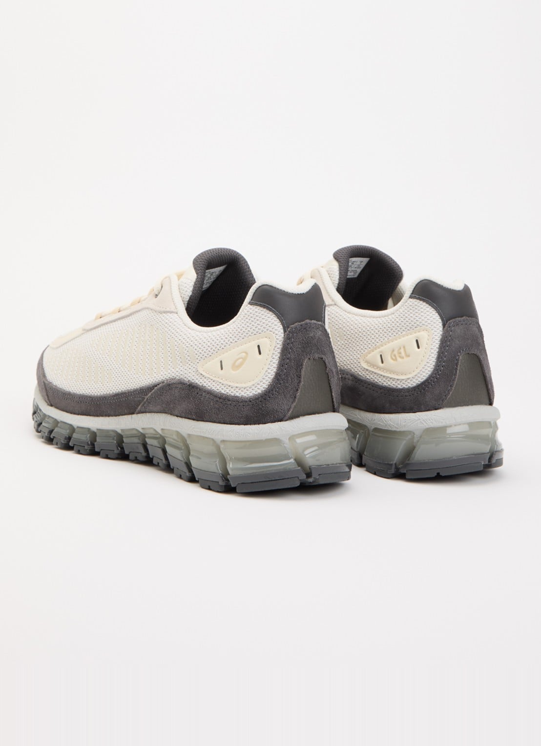 ASICS Gel-Quantum 360 sneaker met suède details - achterkant 2 gebroken wit