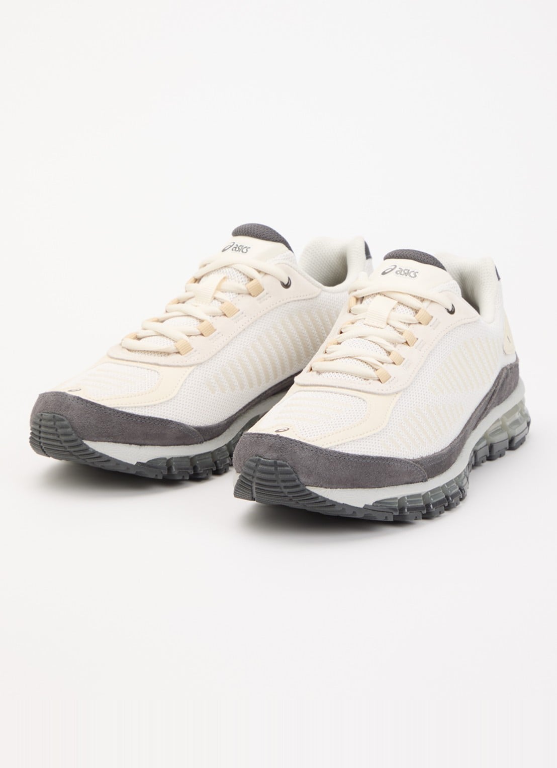 ASICS Gel-Quantum 360 sneaker met suède details - detail 3 gebroken wit