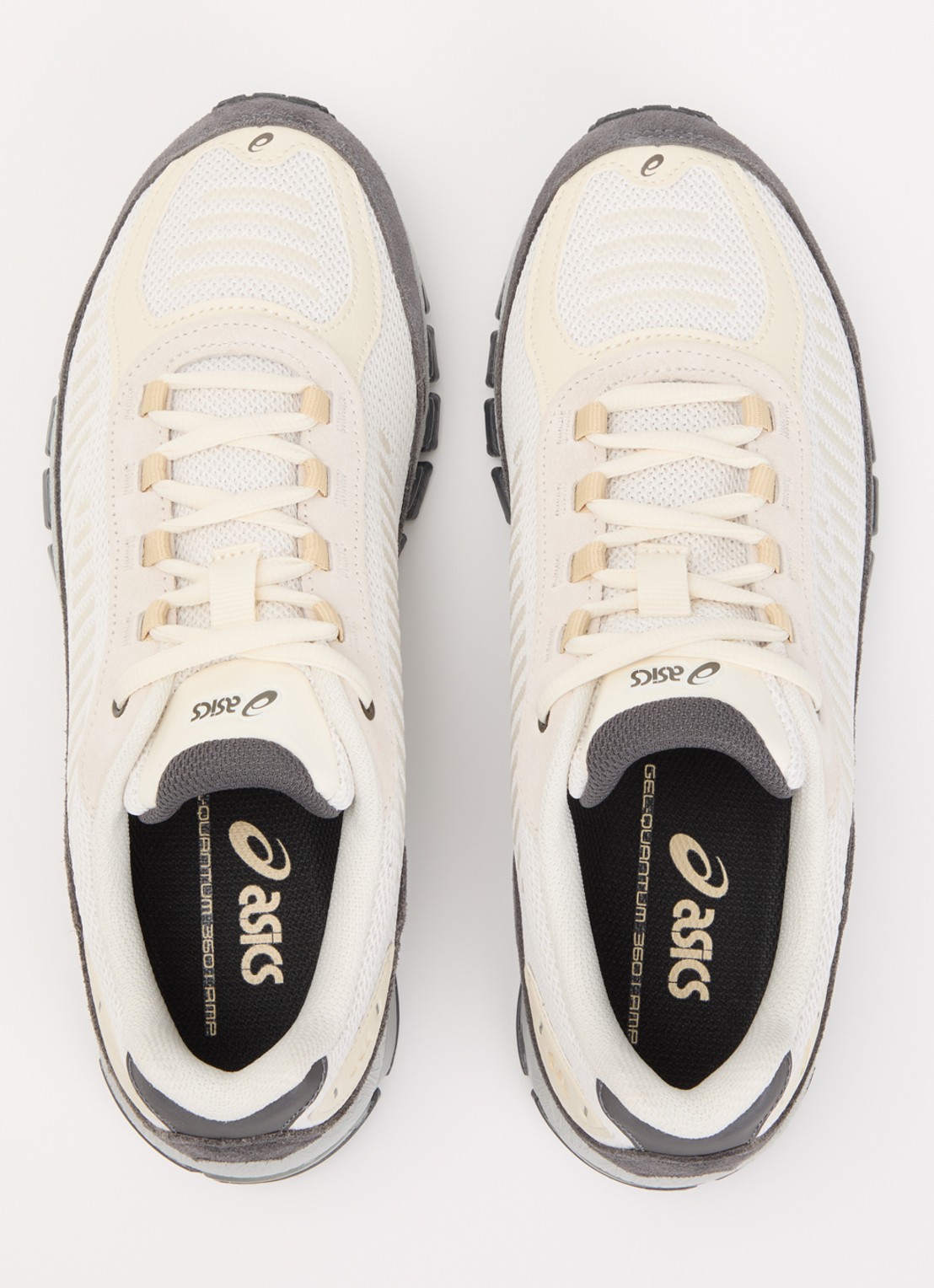 ASICS Gel-Quantum 360 sneaker met suède details - detail 4 gebroken wit