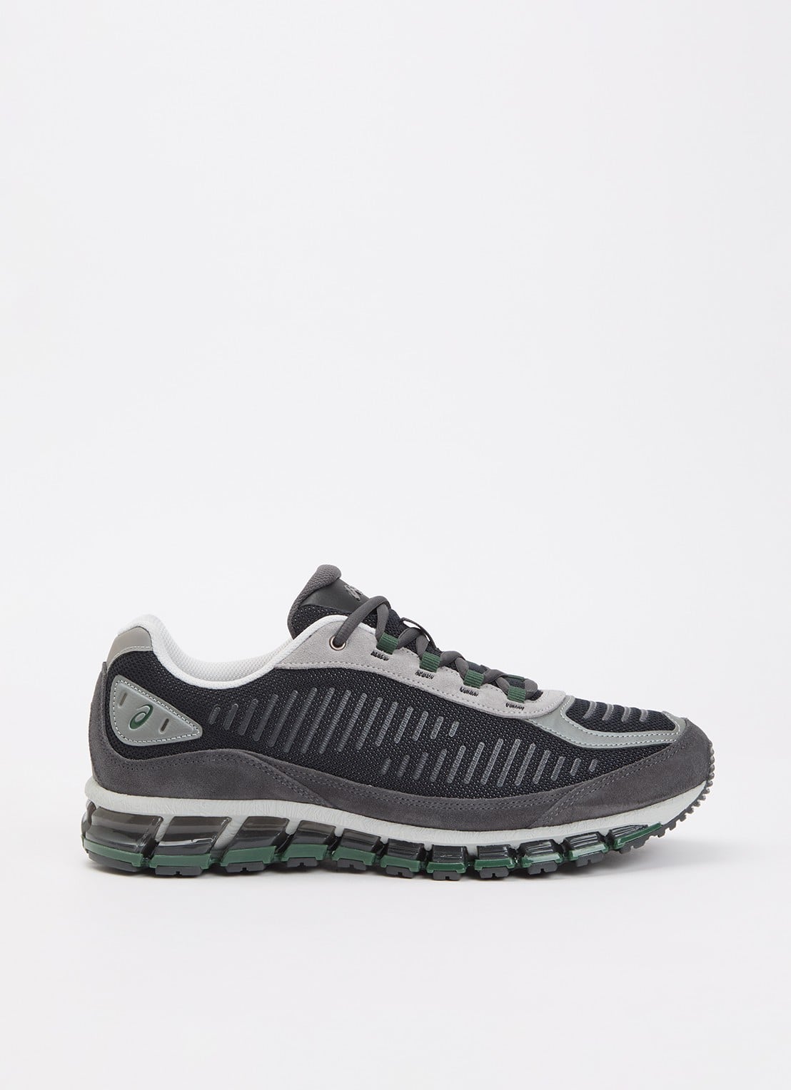 ASICS Gel-Quantum 360 sneaker met suède details - voorkant zwart