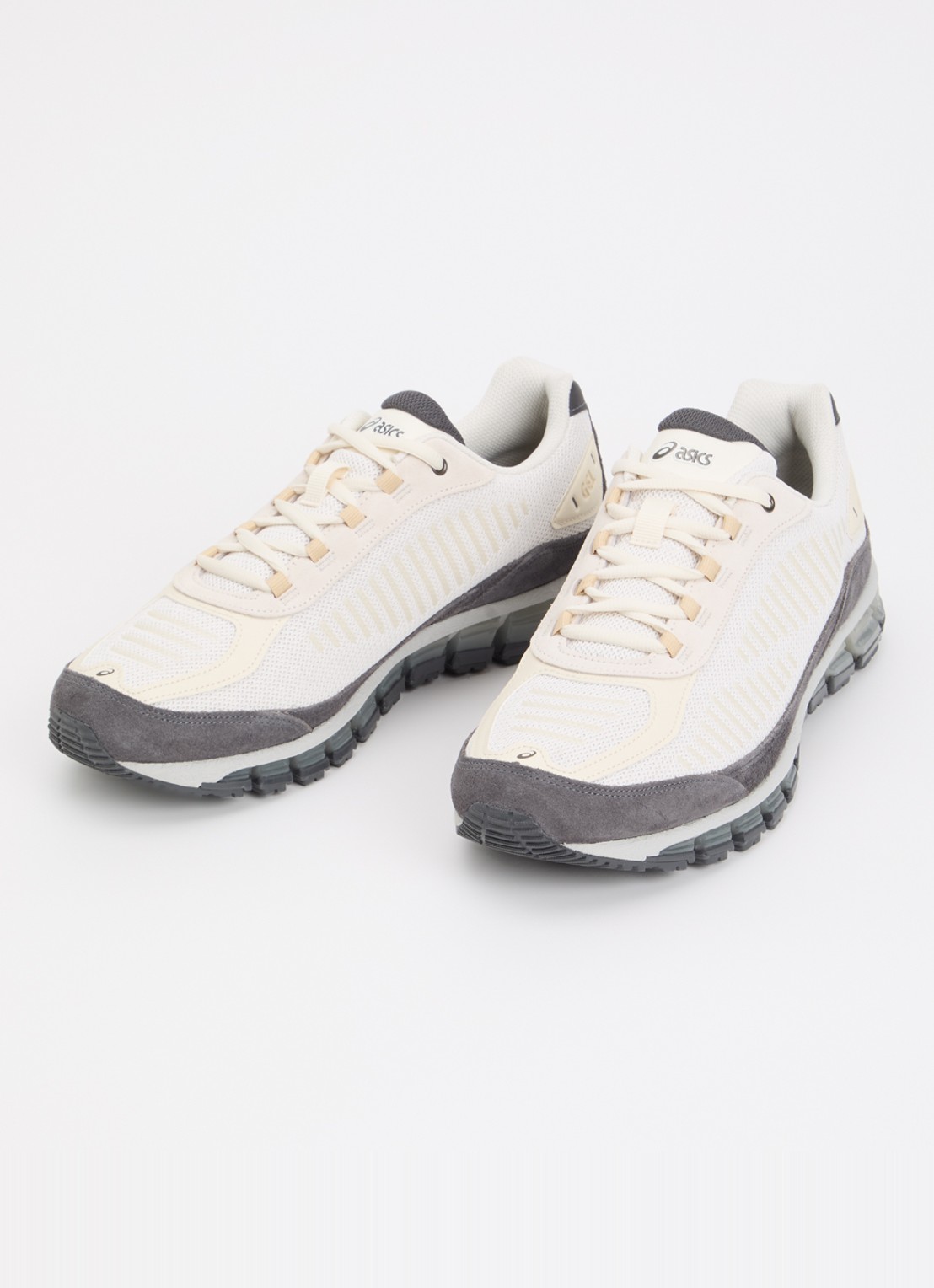 ASICS Gel Quantum 360 sneaker met suède details - detail beige