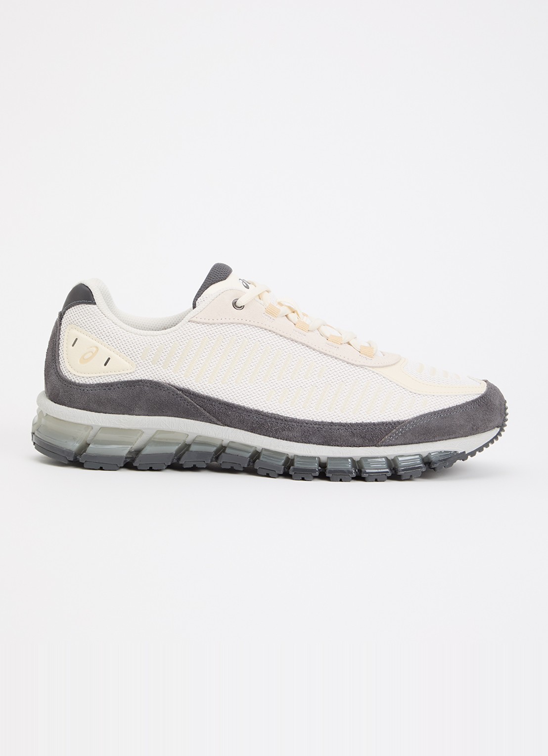 ASICS Gel Quantum 360 sneaker met suède details - voorkant 4 beige