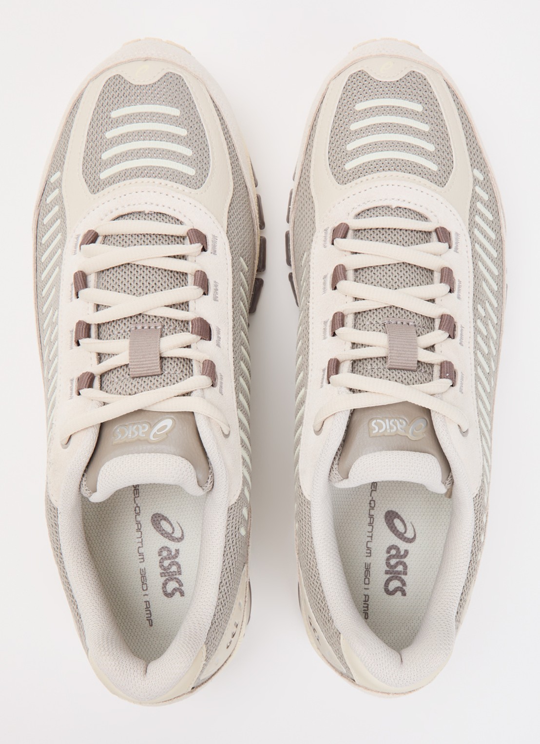 ASICS Gel-Quantum 360 sneaker met suède details - detail 4 beige