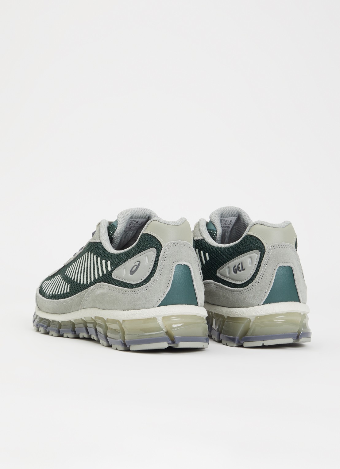 ASICS Gel-Quantum 360 sneaker met suède details - achterkant 5 grijs
