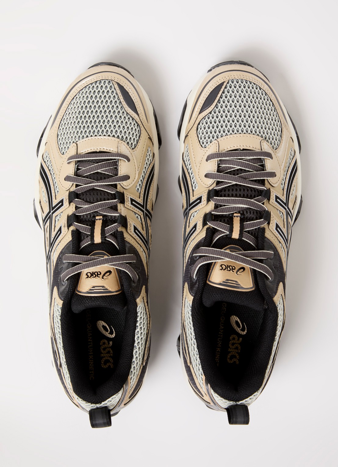 ASICS Gel-Quantum Kinetic sneaker met mesh details - detail 4 beige