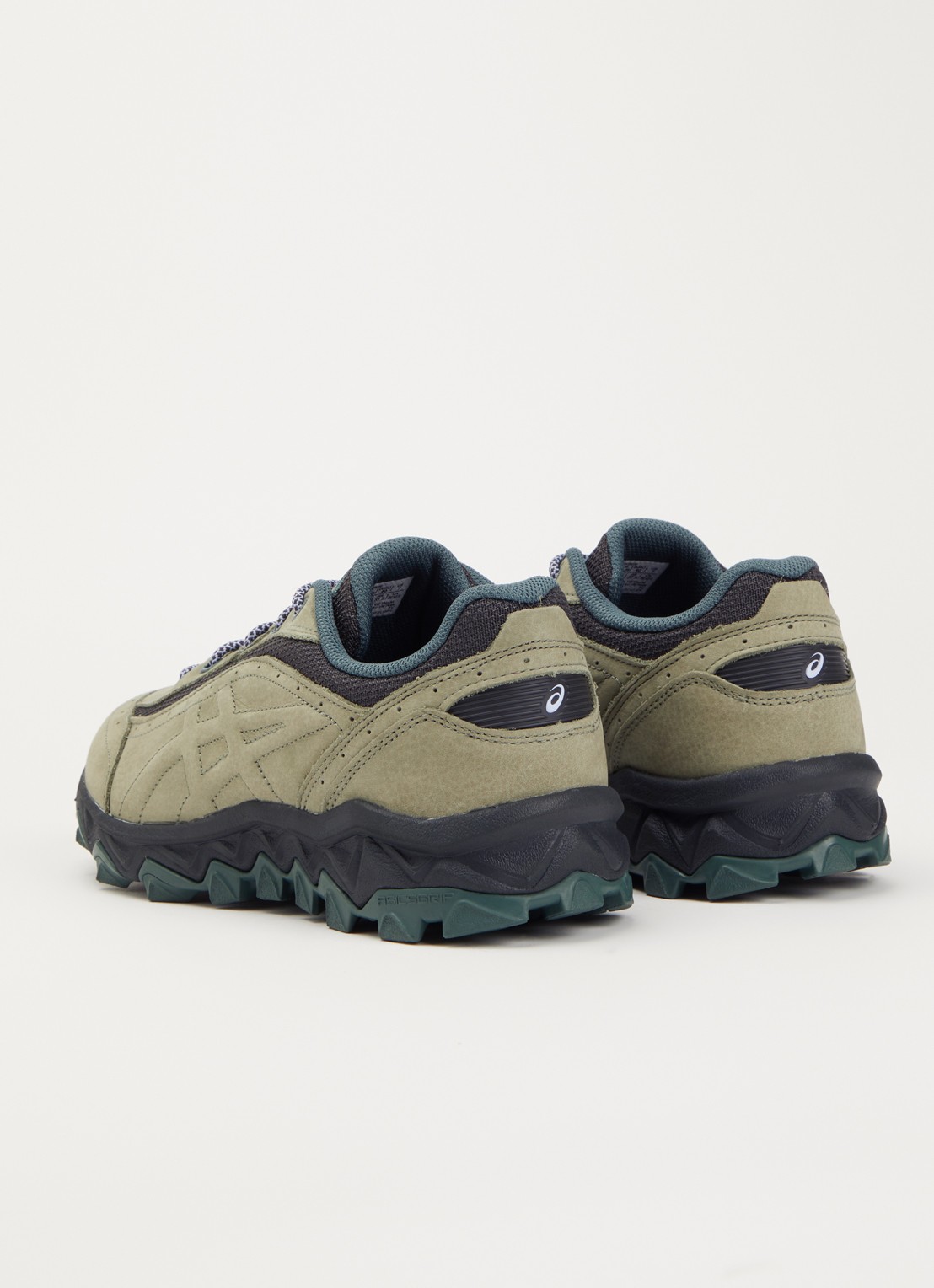 ASICS Gel-Transcend sneaker van suède - achterkant 4 groen