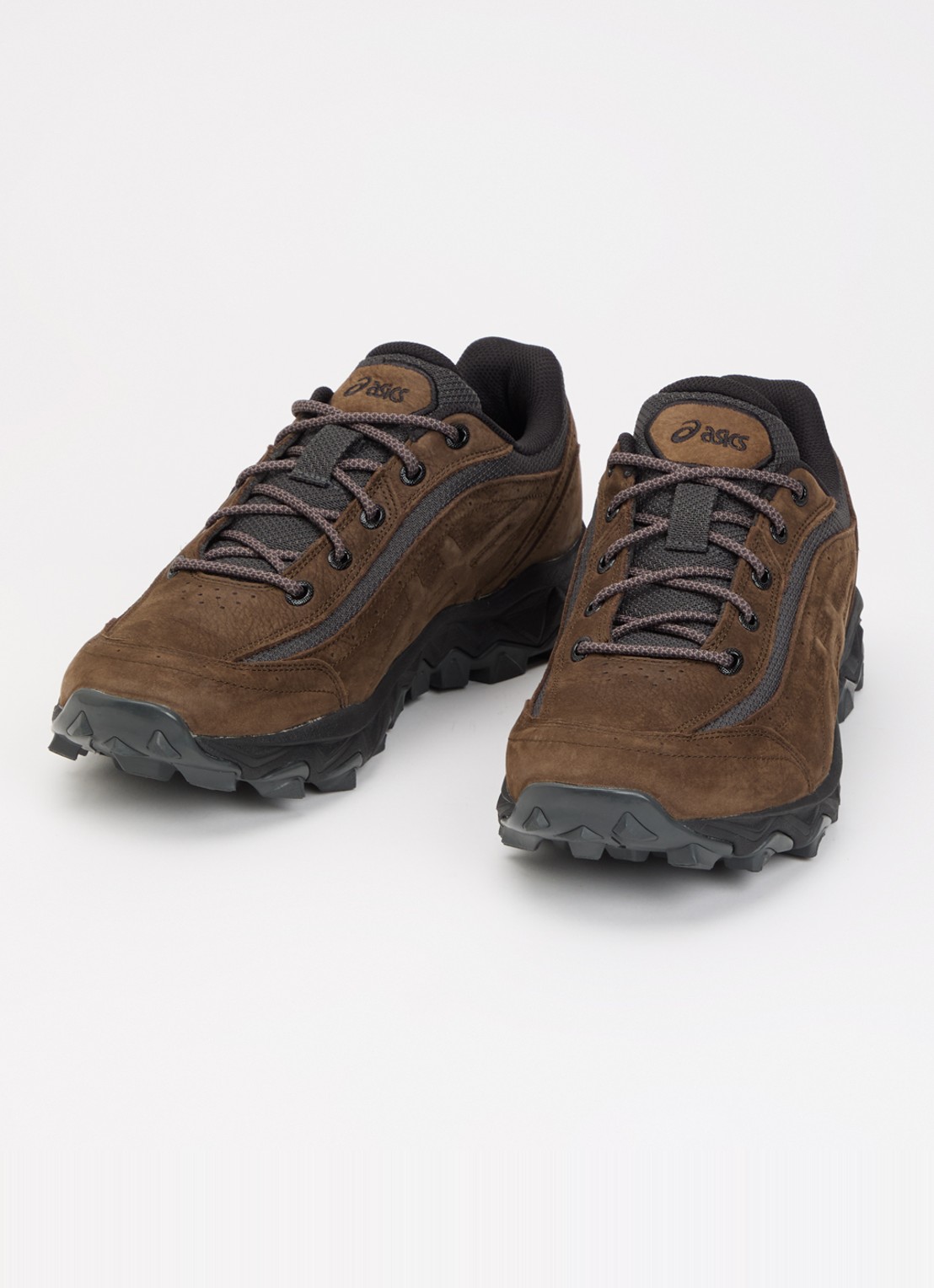 ASICS Gel-Transcend sneaker van suède - detail zwart