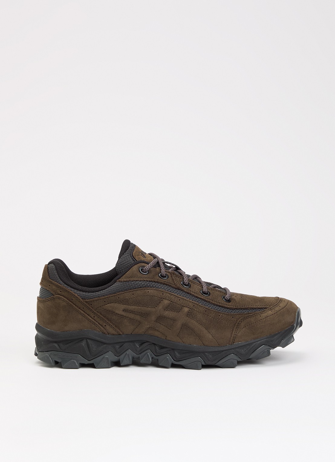 ASICS Gel-Transcend sneaker van suède - voorkant 4 zwart