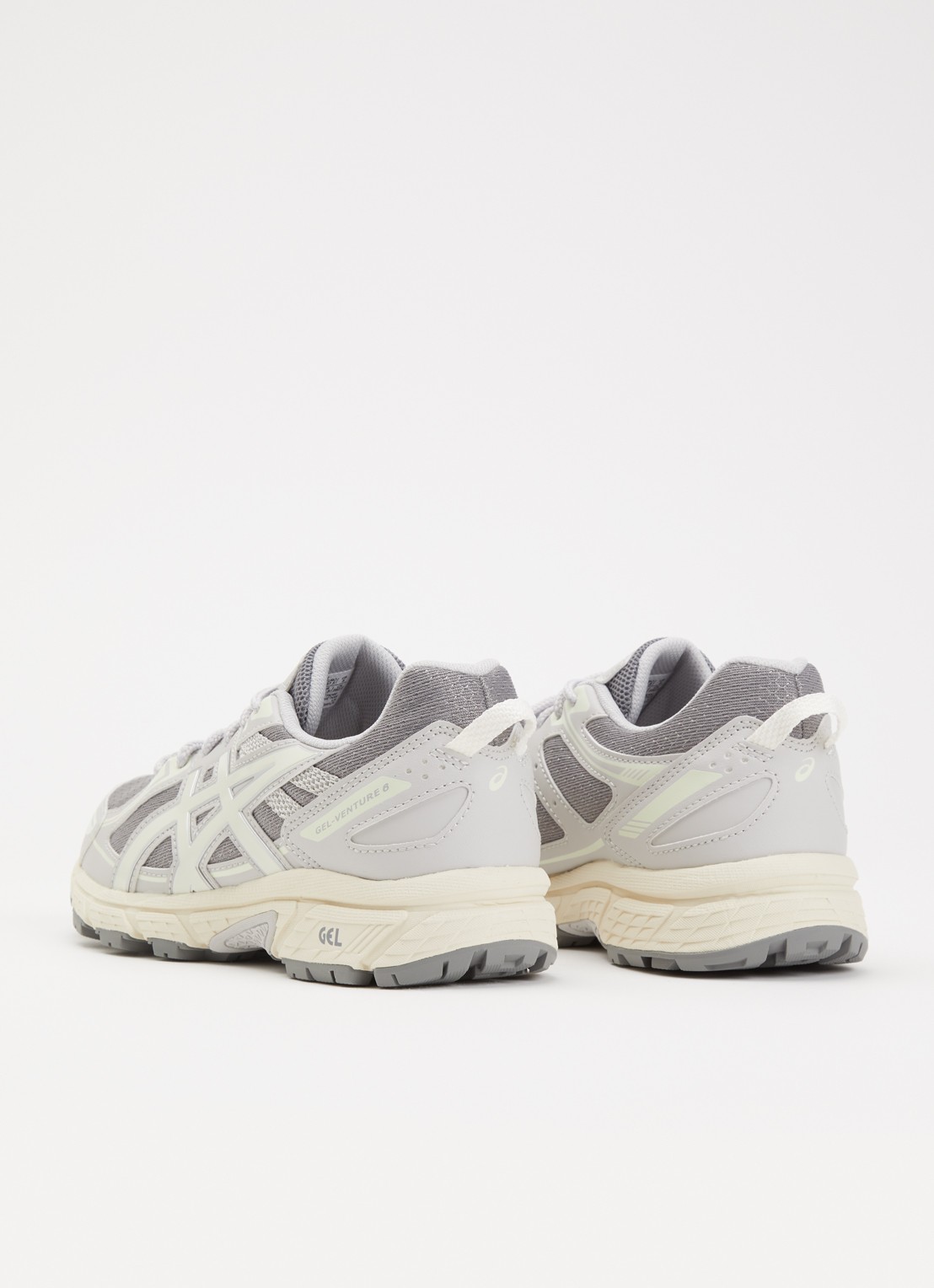 ASICS Gel-Venture 6 sneaker met mesh details - achterkant grijs