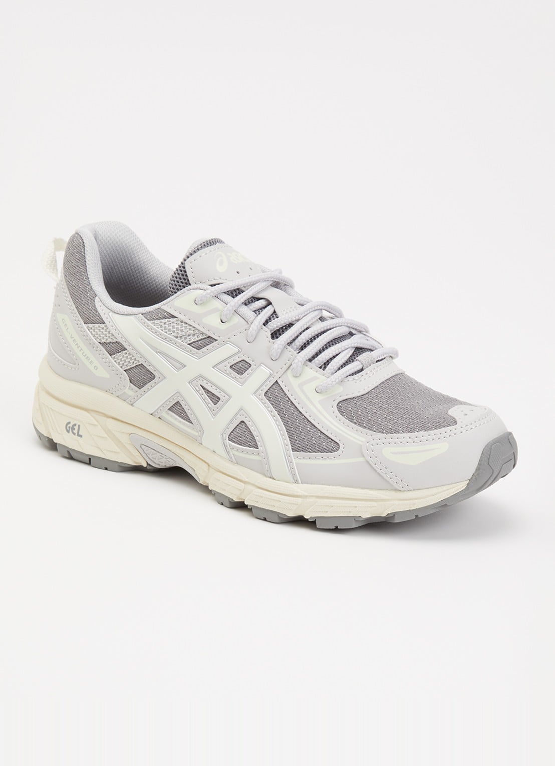 ASICS Gel-Venture 6 sneaker met mesh details - voorkant 5 grijs
