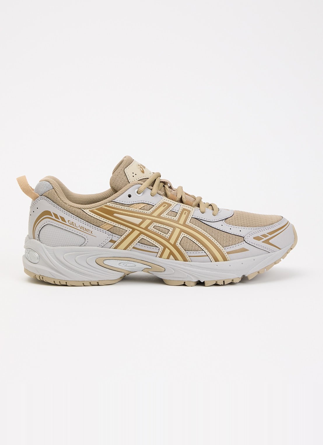 ASICS Gel-Ventx sneaker met logo - voorkant 2 beige