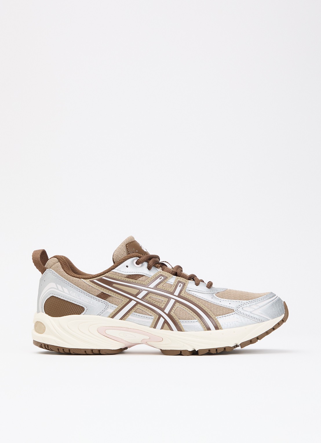 ASICS Gel-Ventx sneaker met mesh details - voorkant 5 lichtbruin
