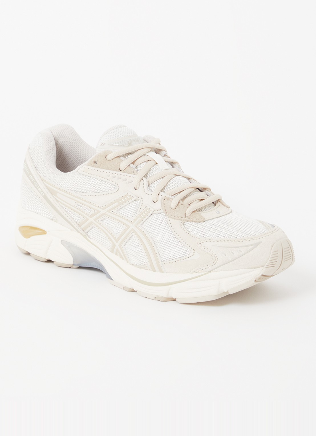 ASICS GT-2160 sneaker met suède details - voorkant 8 creme