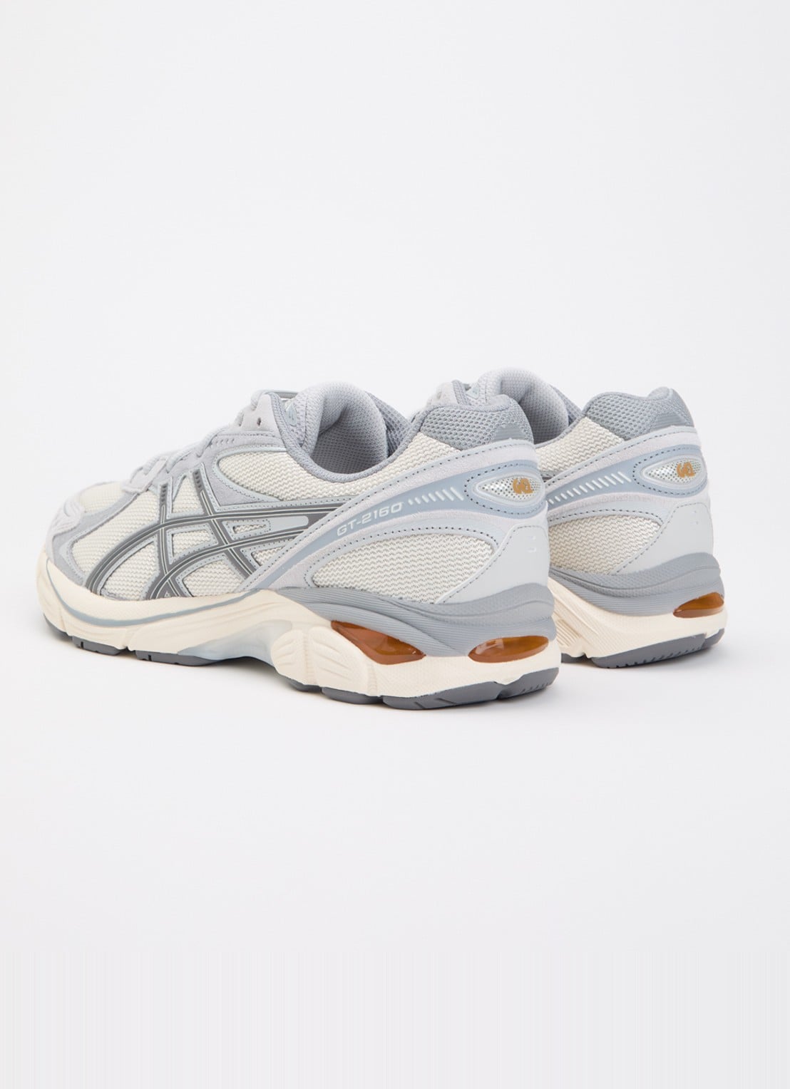ASICS GT-2160 sneaker met suède details - achterkant 2 gebroken wit