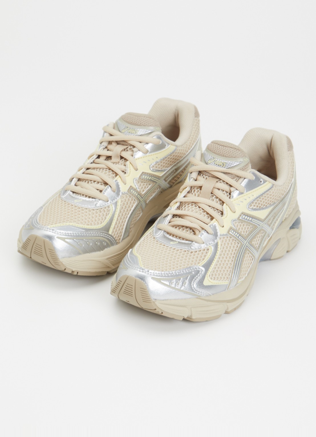 ASICS GT-2160 sneaker van mesh met metallic details - detail beige