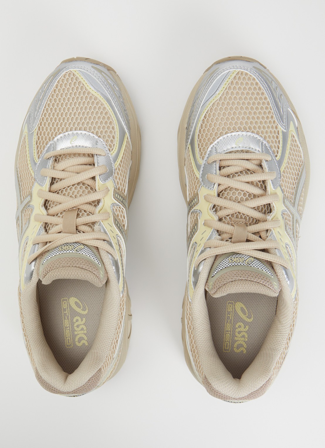ASICS GT-2160 sneaker van mesh met metallic details - detail 2 beige