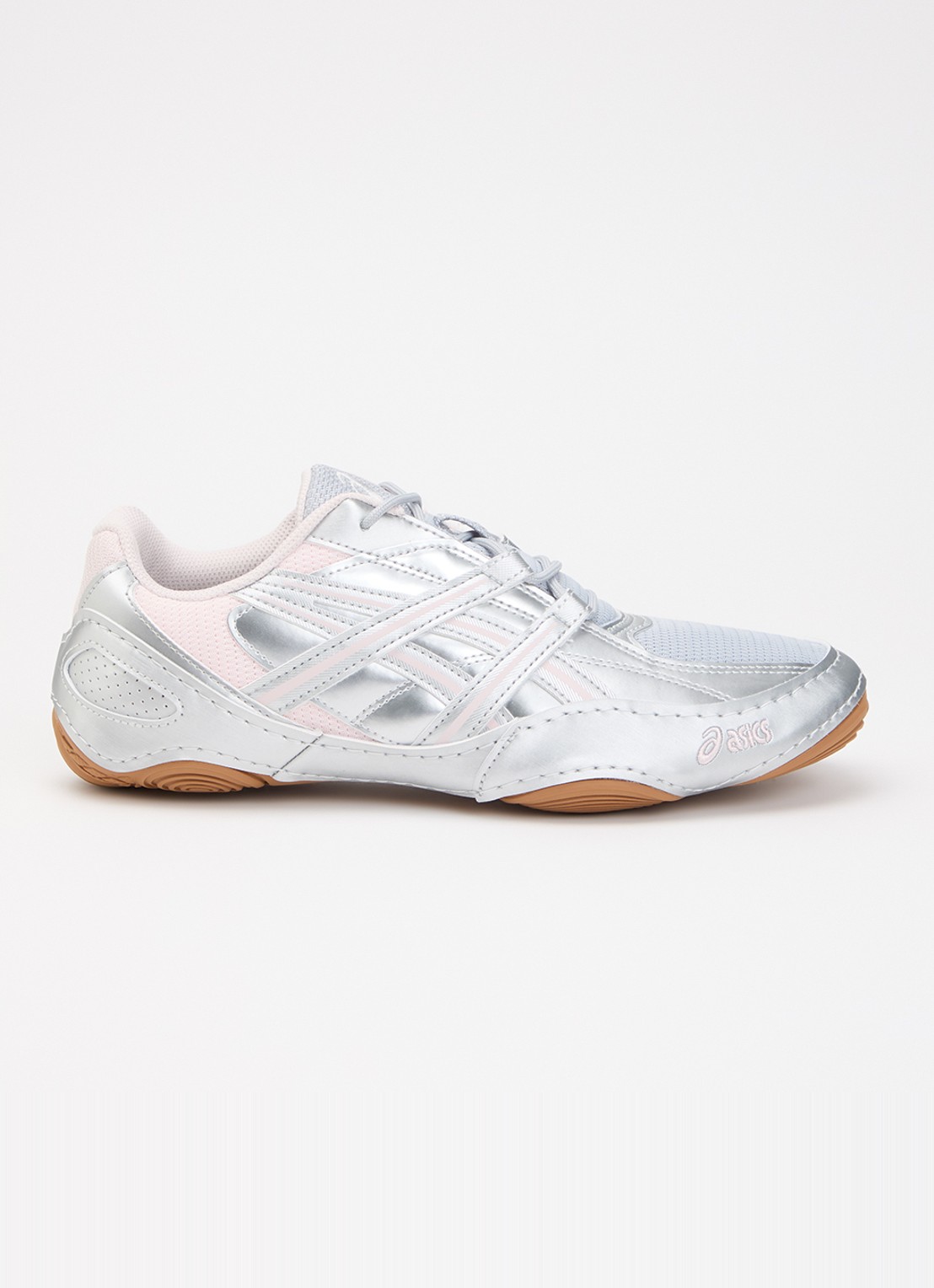 ASICS Hypersync sneaker met mesh details - voorkant 5 zilver