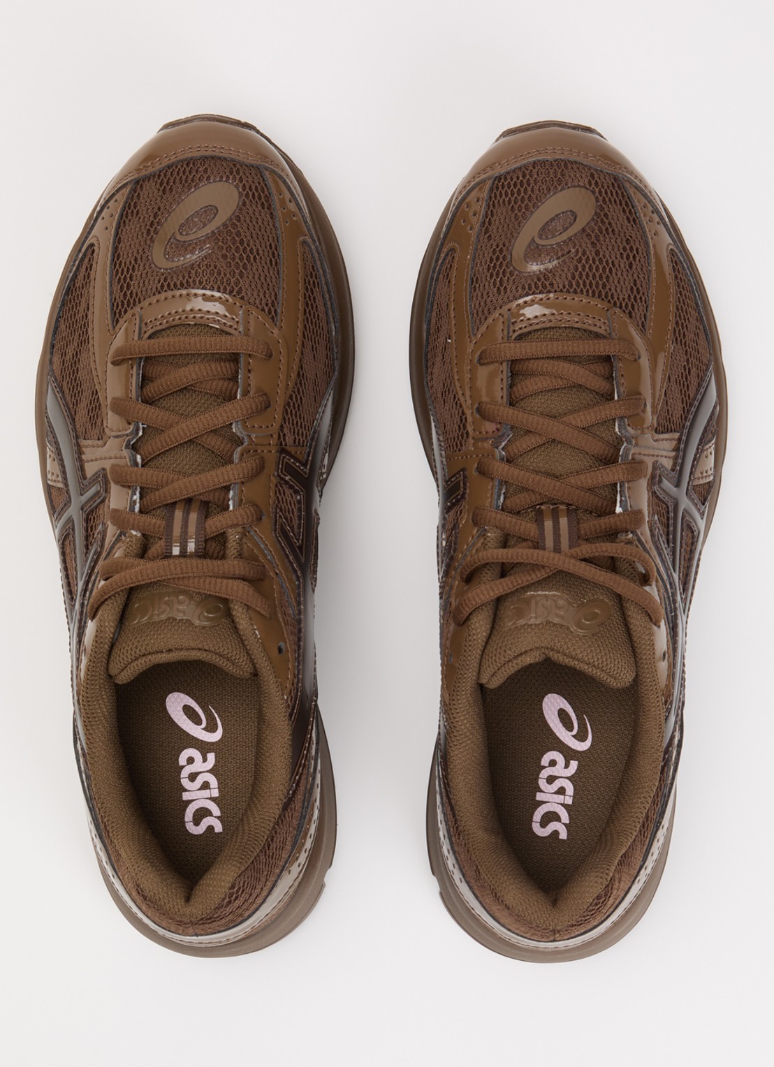 ASICS Jog 100S sneaker van mesh met logo - detail 2 bruin