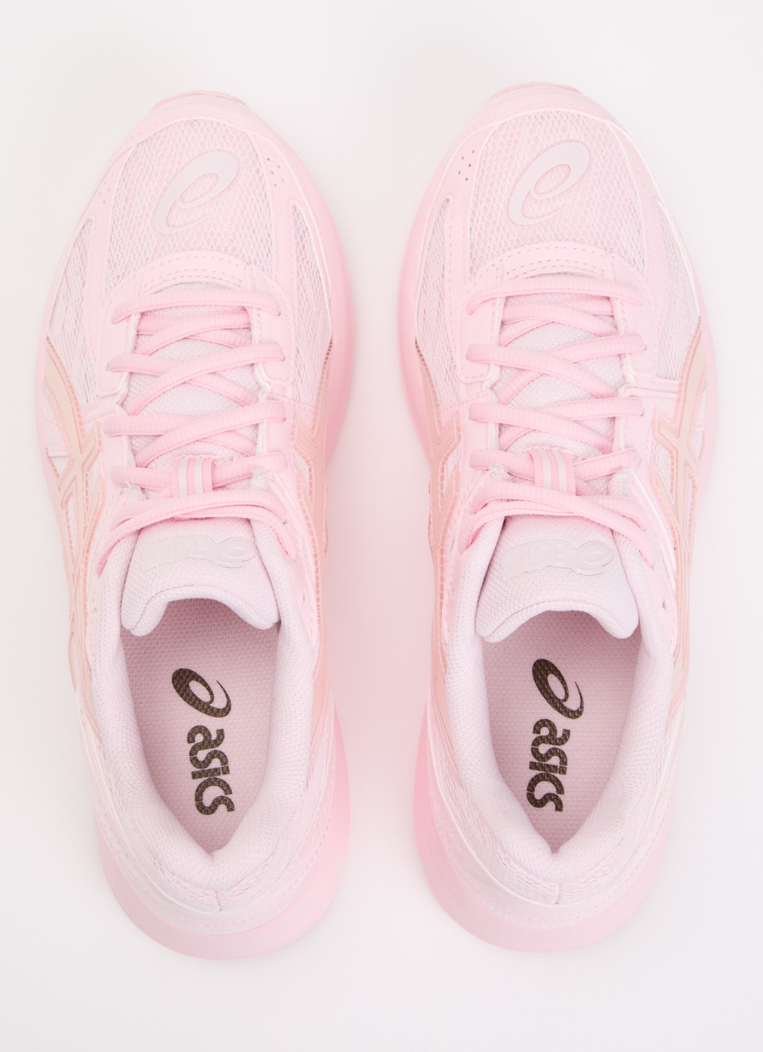 ASICS Jog 100S sneaker van mesh met logo - detail 3 lichtroze