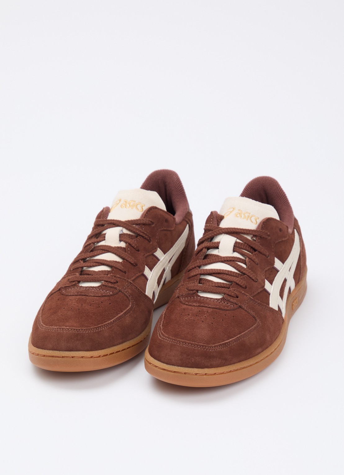 ASICS Skyhand OG sneaker van suède - detail bruin