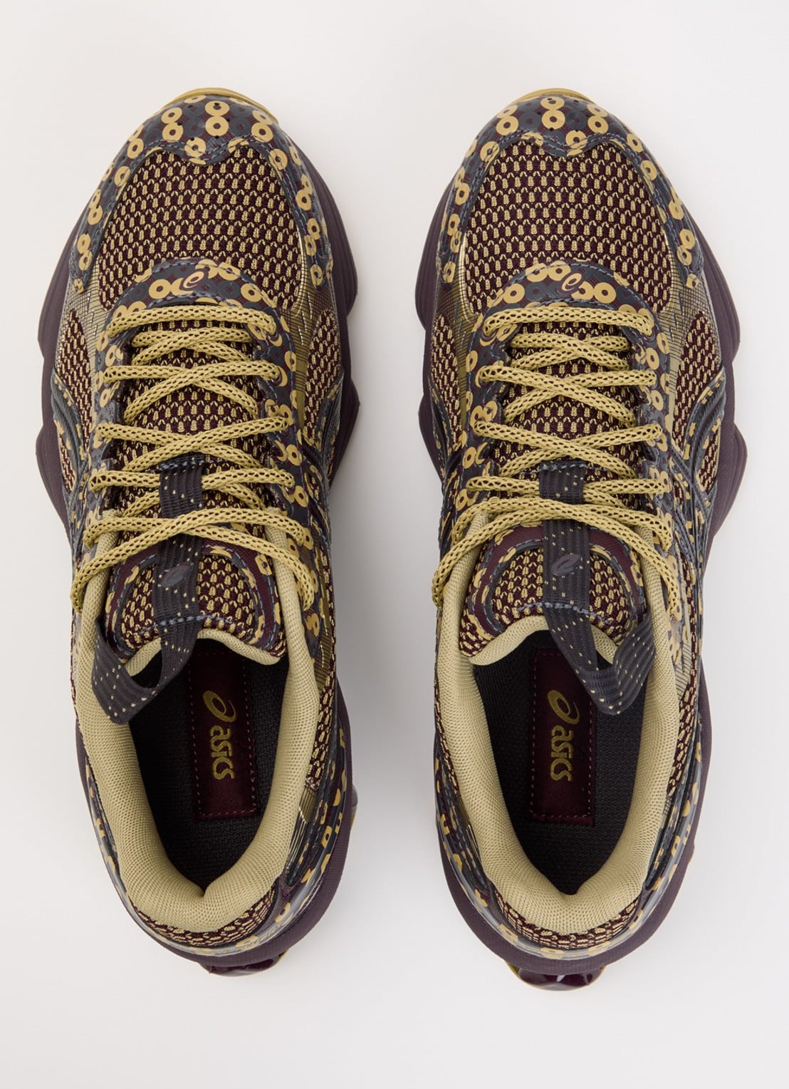 ASICS US7-S Gel-Kinetic Fluent sneaker met logo - detail 4 aubergine