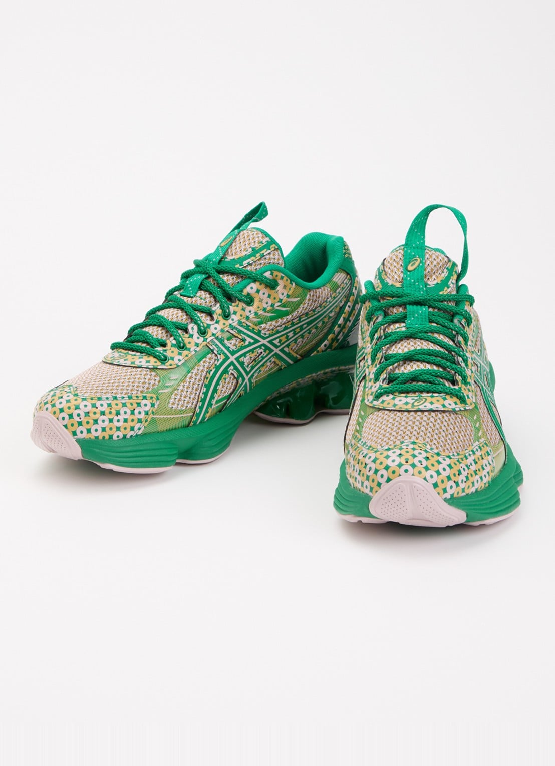 ASICS US7-S Gel-Kinetic Fluent sneaker met logo - detail 2 groen
