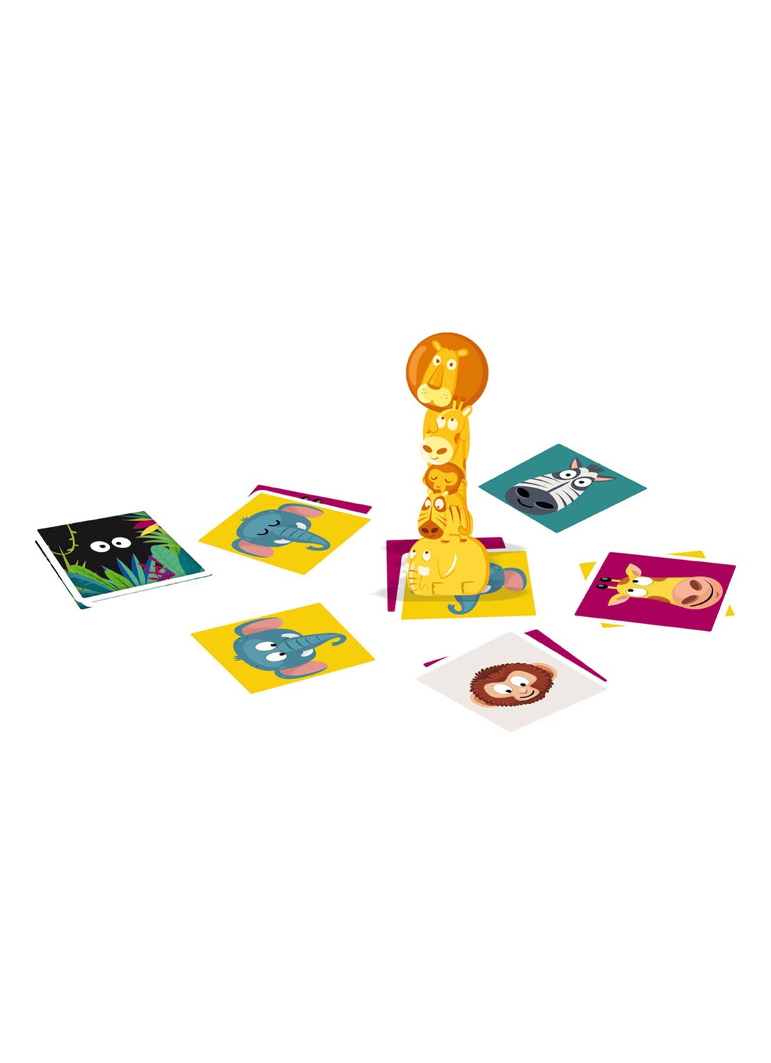 Asmodee Jungle speed kids kaartspel - detail lichtblauw