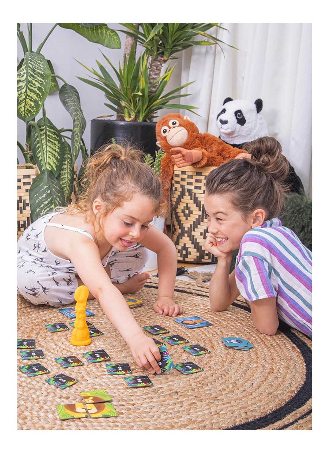 Asmodee Jungle speed kids kaartspel - detail 2 lichtblauw