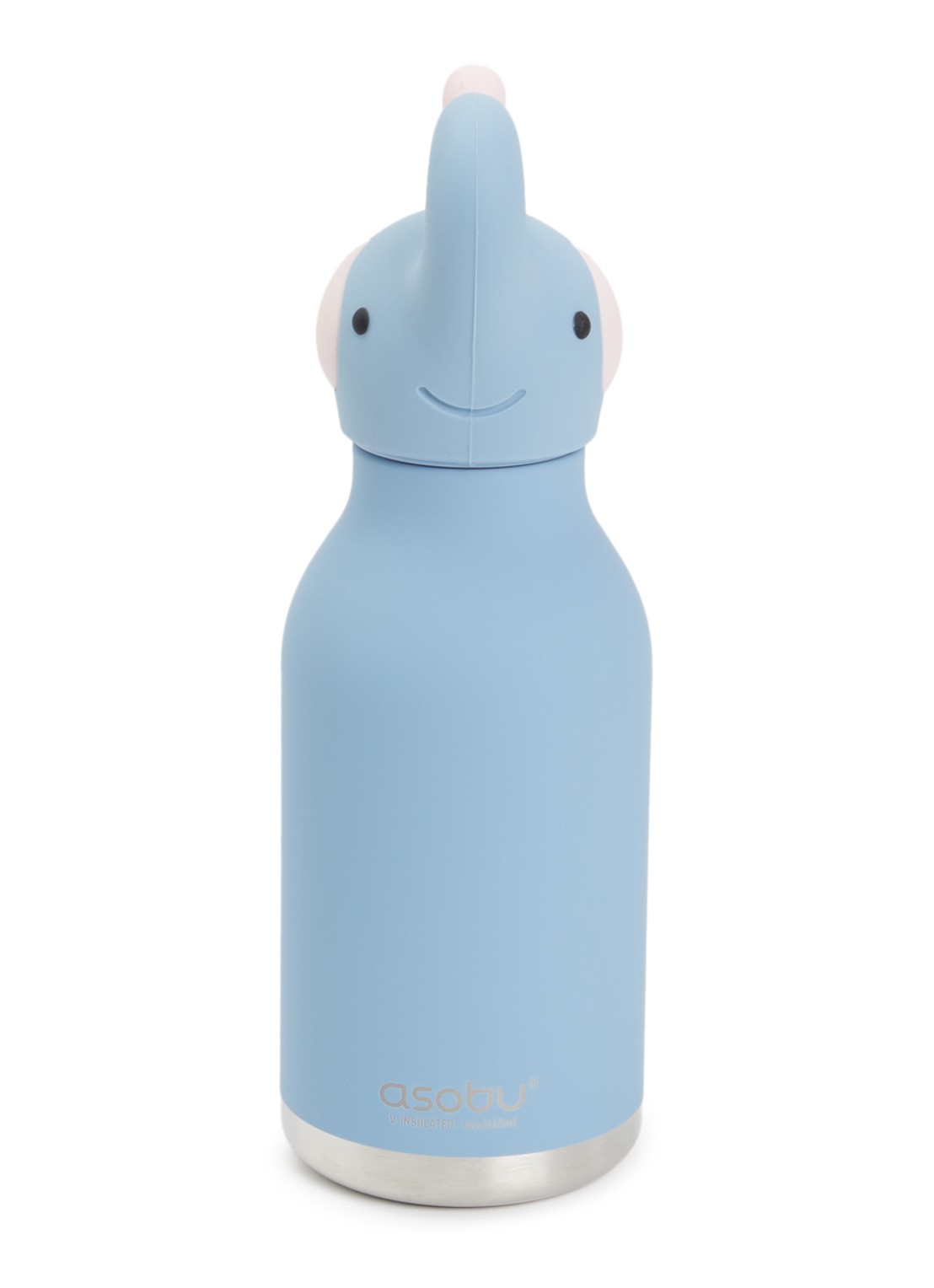 Asobu Elephant Bestie waterfles 46 cl  - voorkant blauw